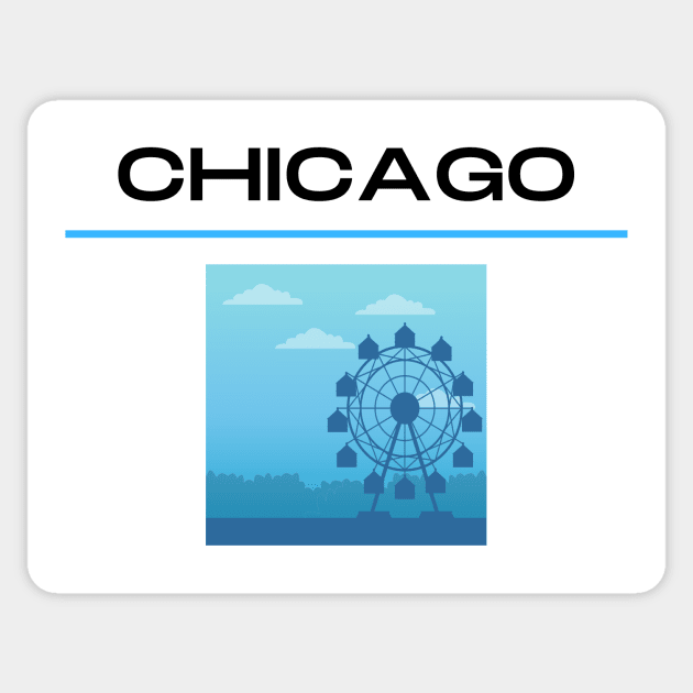 Chicago city Sticker by yum72